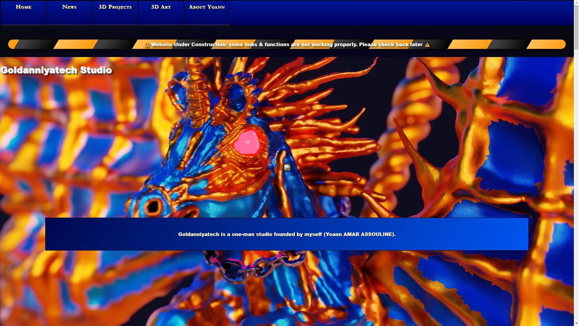 Screenshot of GWeb in 2022