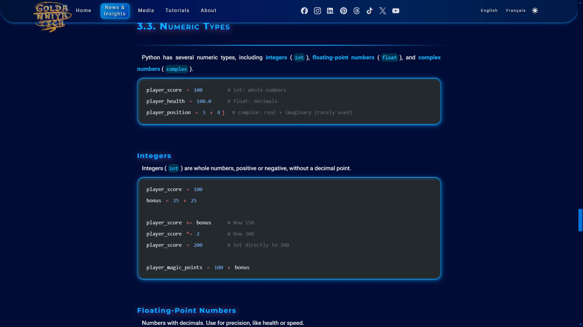 Goldanniyatech website version in February 2025