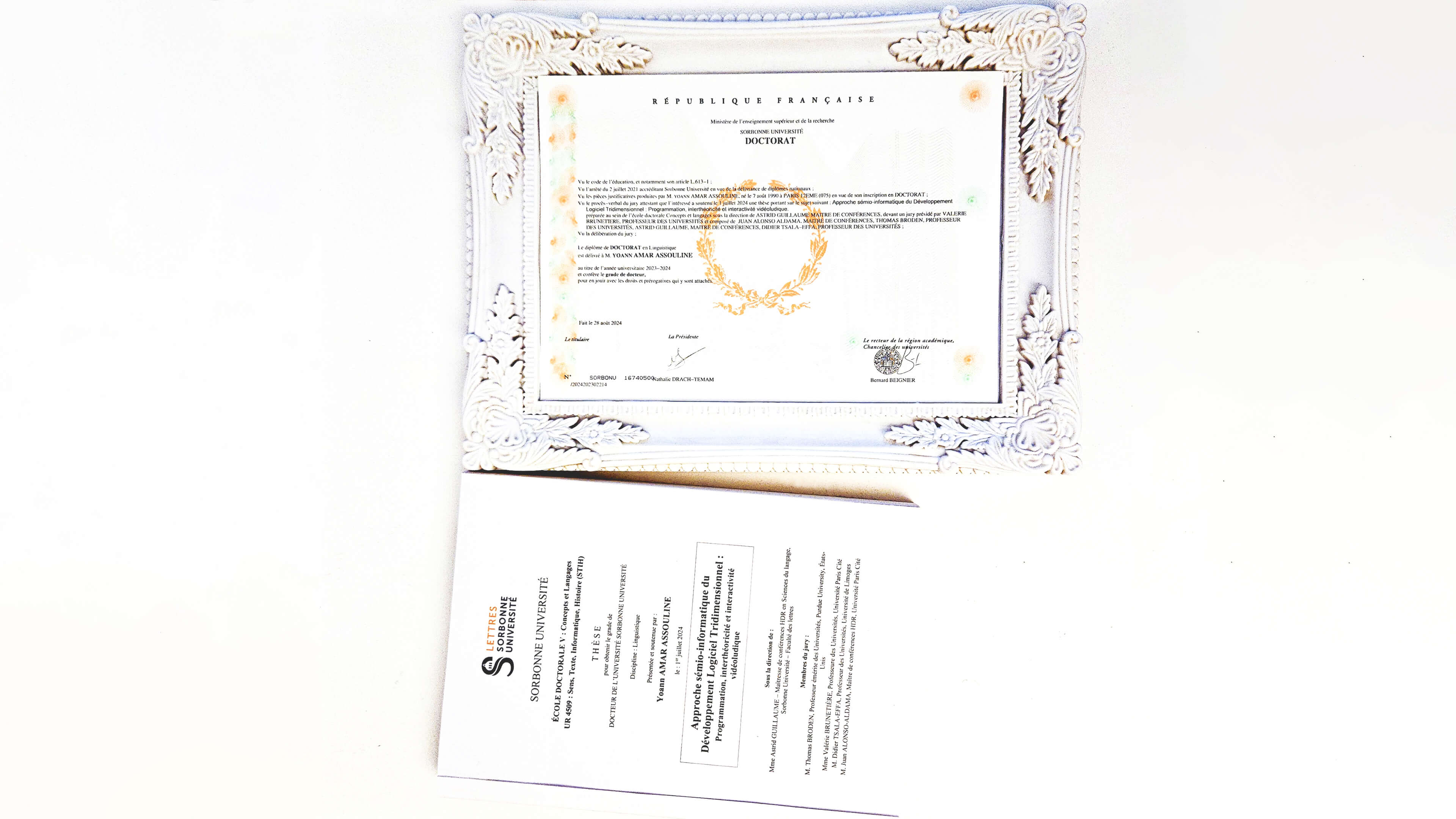 Presentation of my PhD thesis