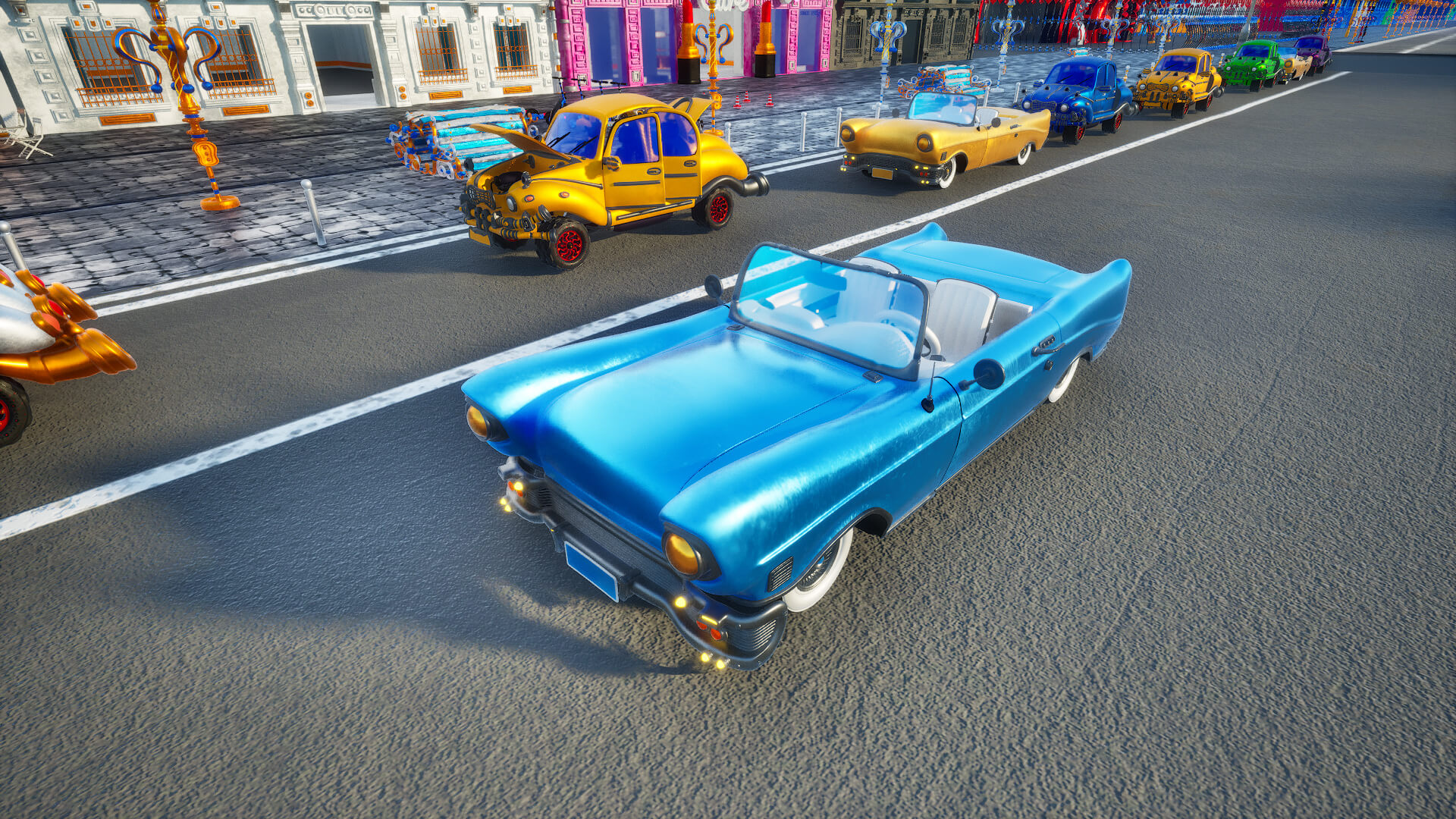 Voiture Amber du jeu en monde ouvert Goldanniyatech