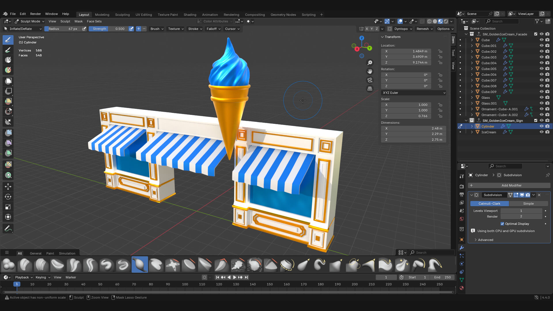 Ice Cream Shop from Goldanniyatech