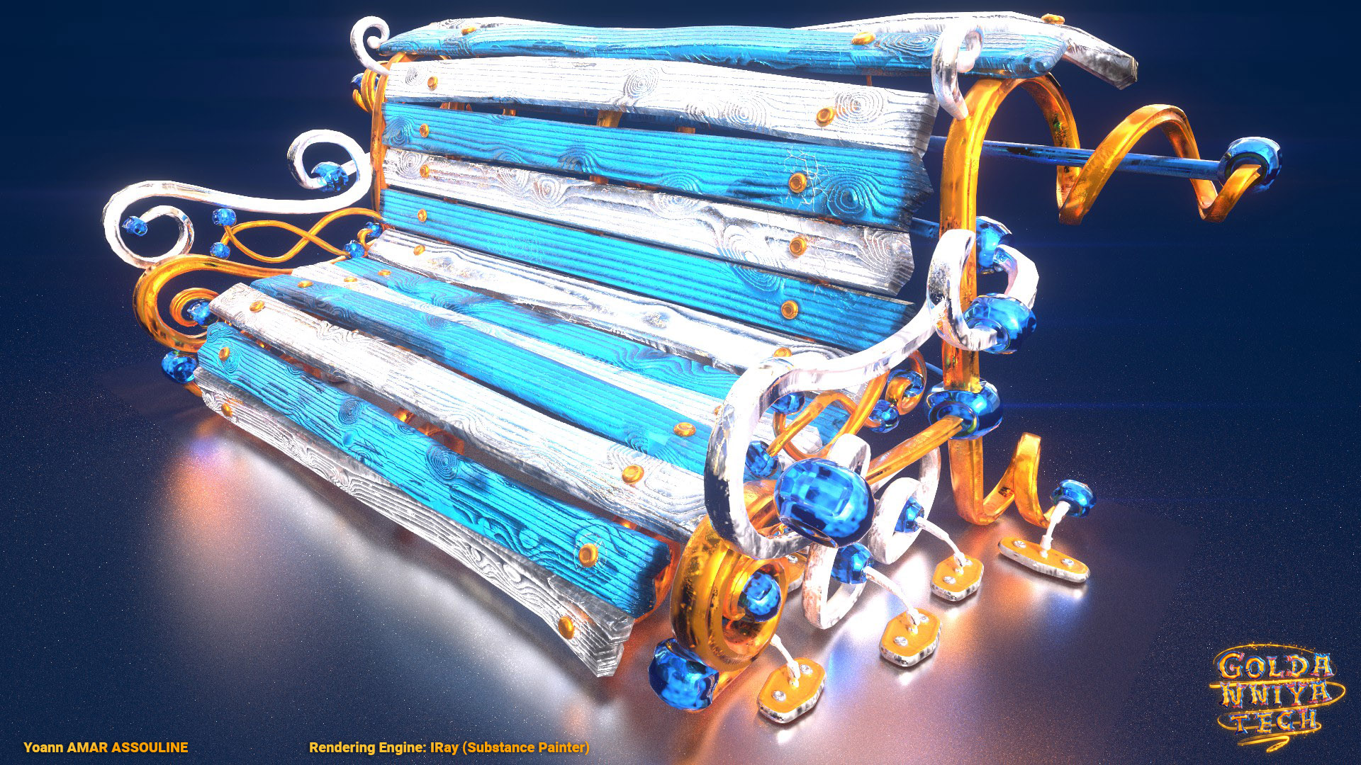 Jaded Bench Render