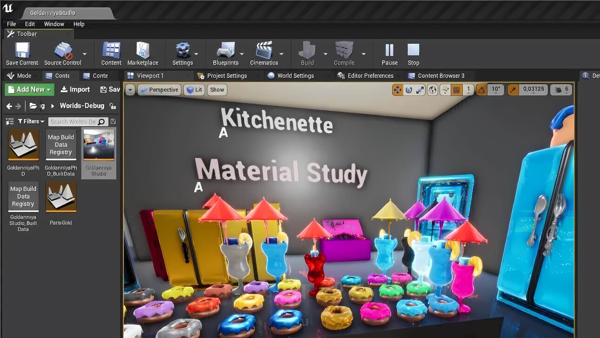Colorful City prototype from Goldanniyatech