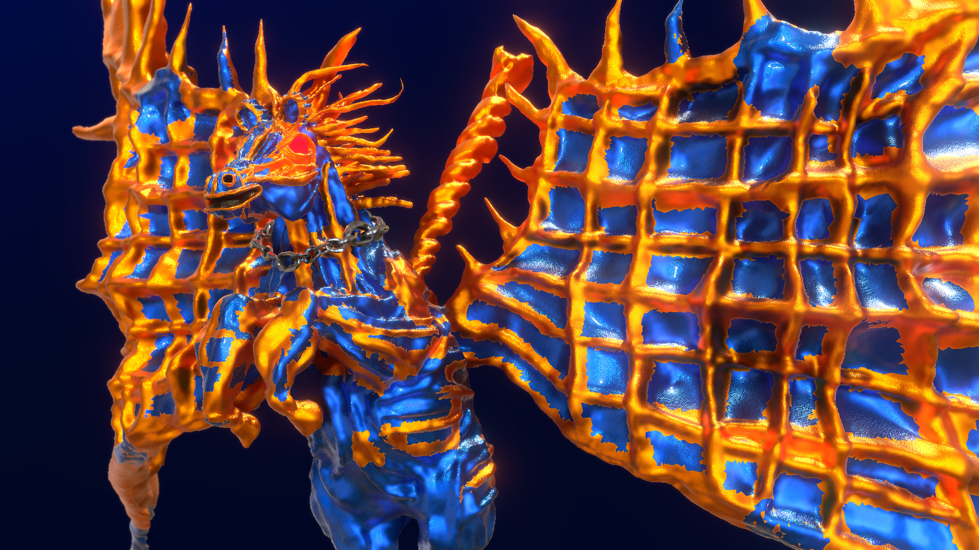 Whimsical Horse animal from Goldanniyatech