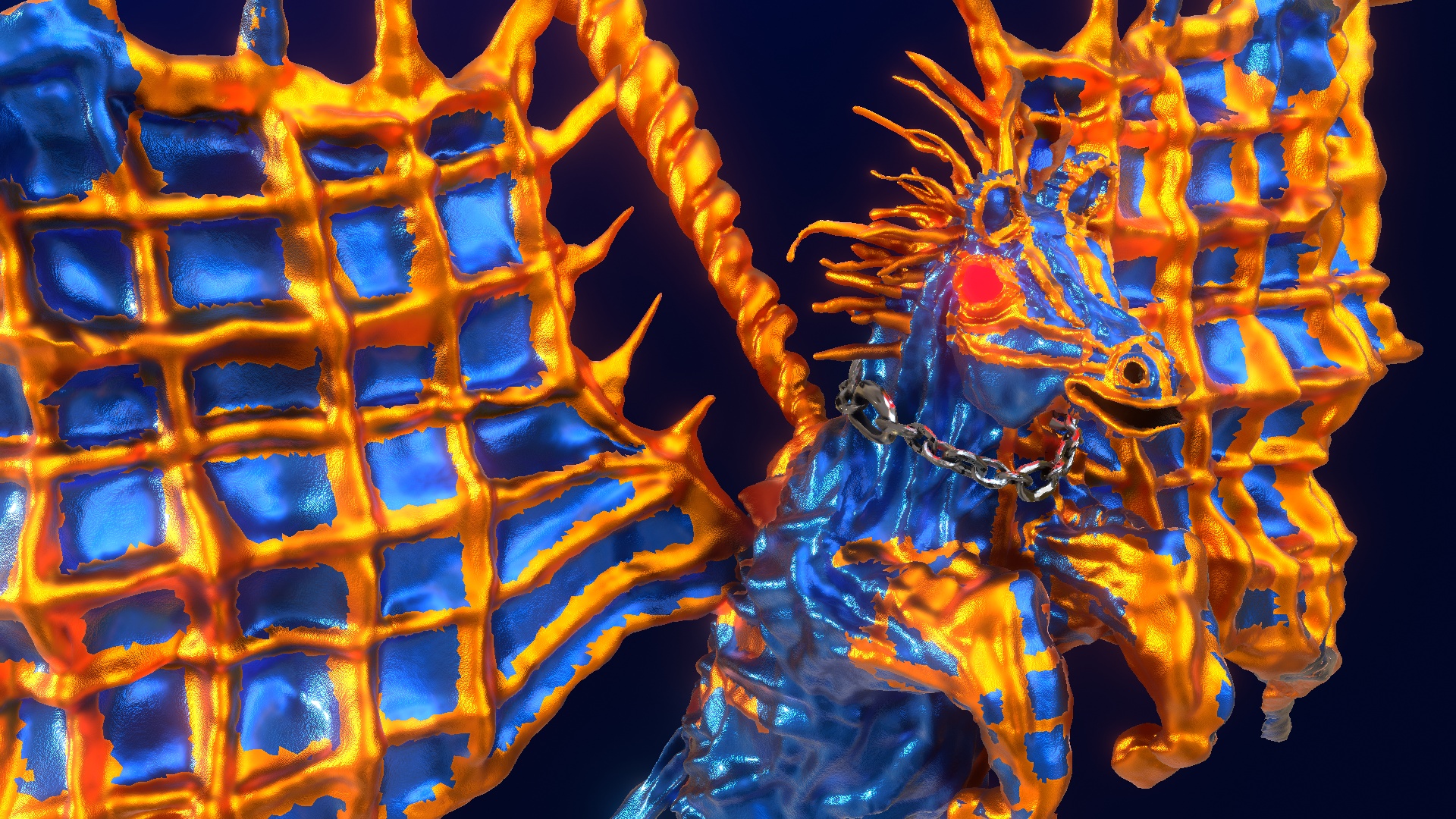 Whimsical Horse animal from Goldanniyatech