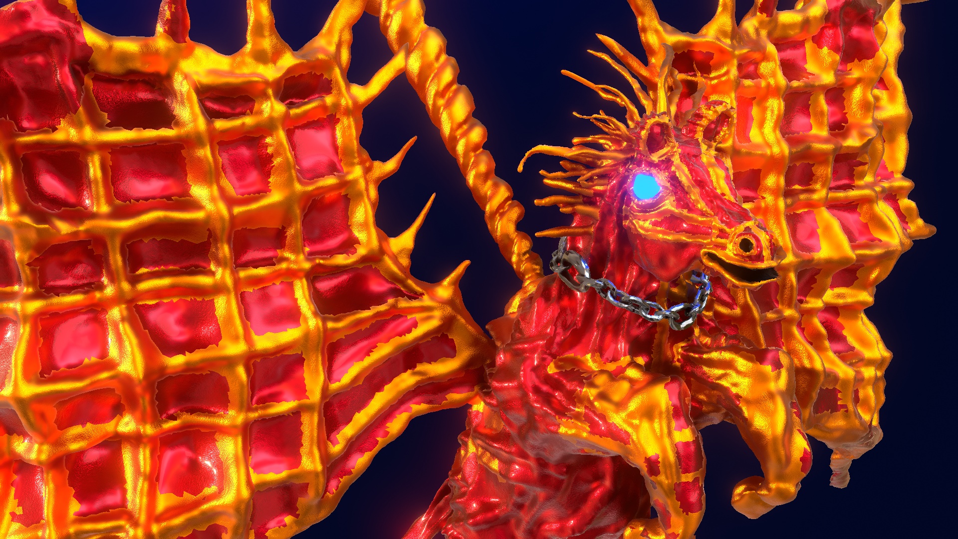 Whimsical Horse animal from Goldanniyatech