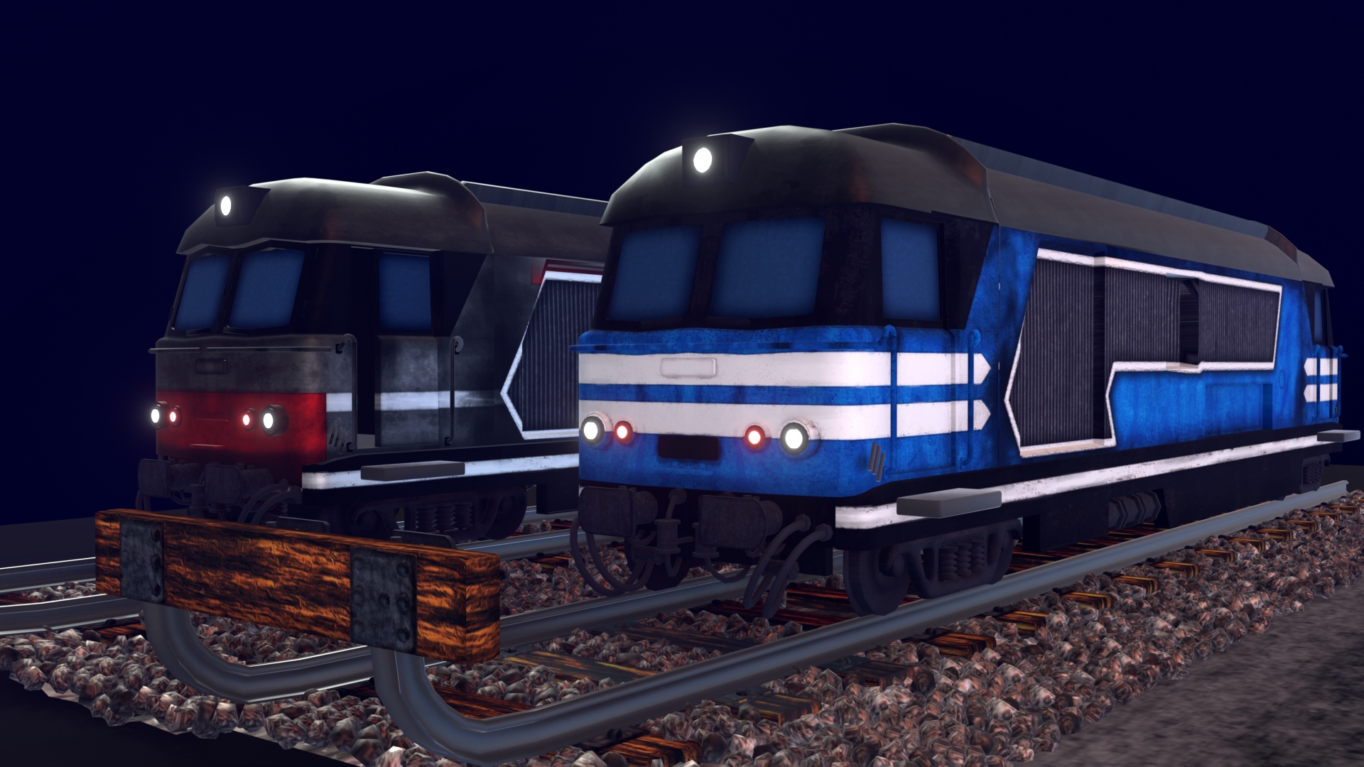 Train Prototype Scene for Goldanniyatech Genesis