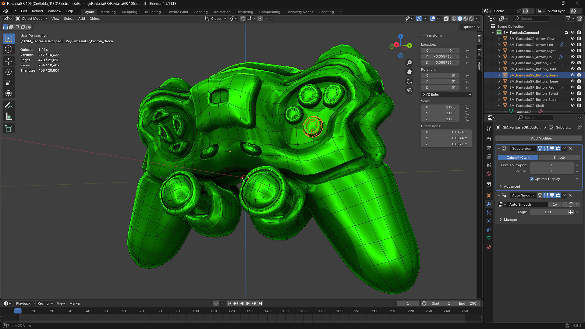 Fantasia Gamepad Render