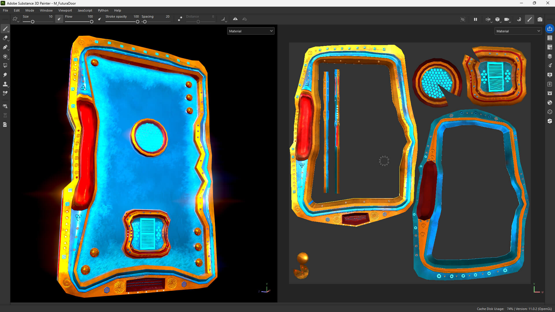 Amber Car from the open-world game Goldanniyatech