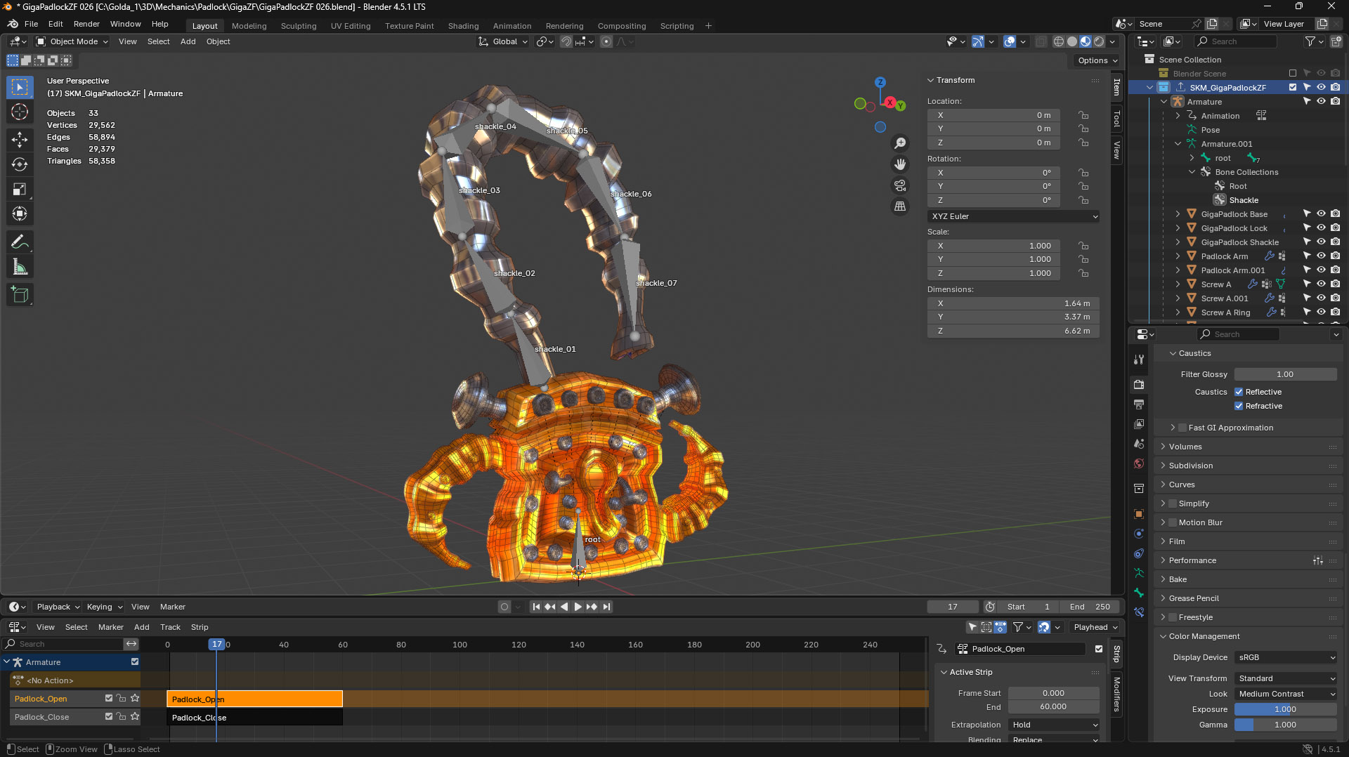 Giga Padlock Texture Breakdown