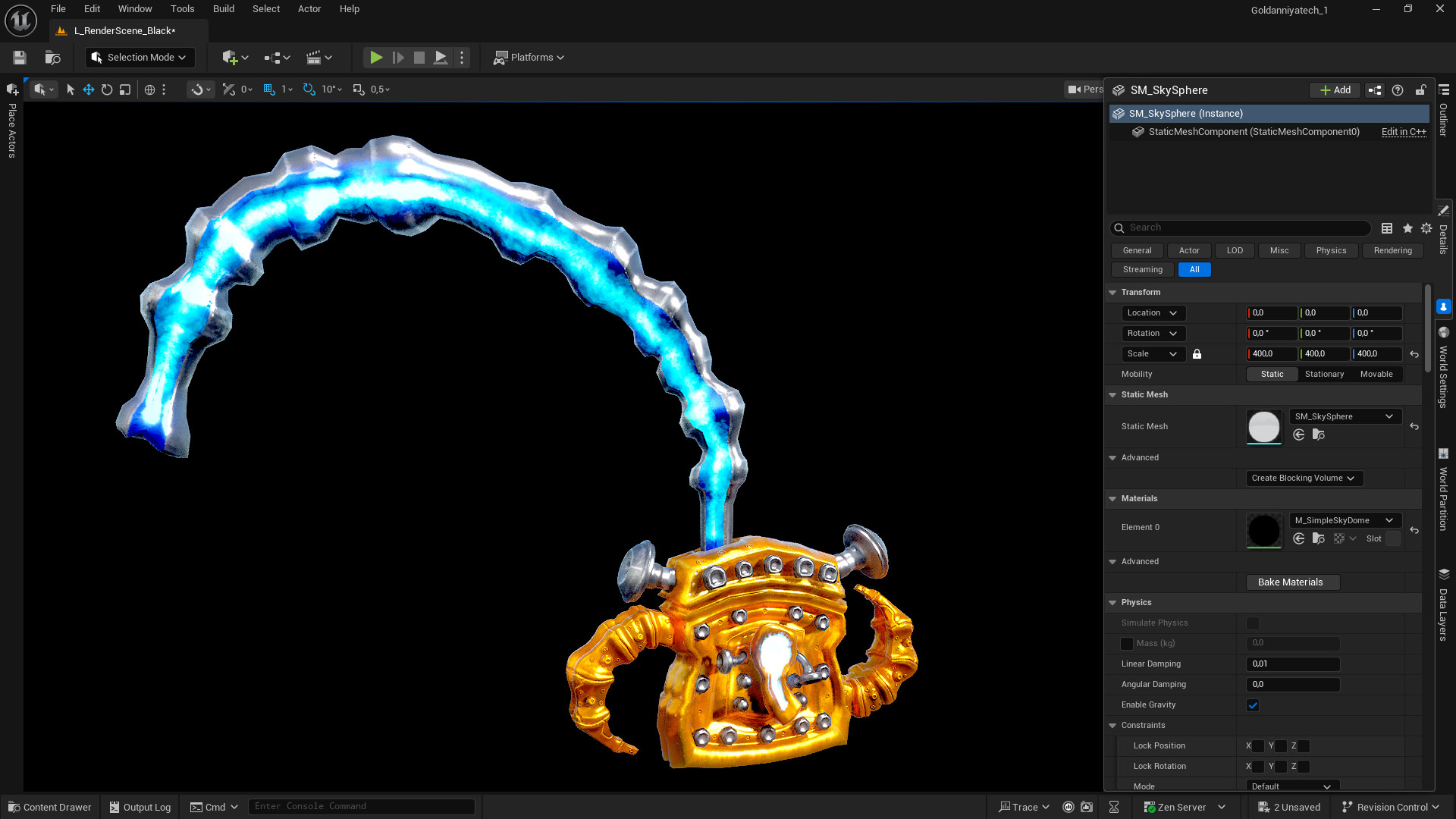 Giga Padlock Texture Breakdown