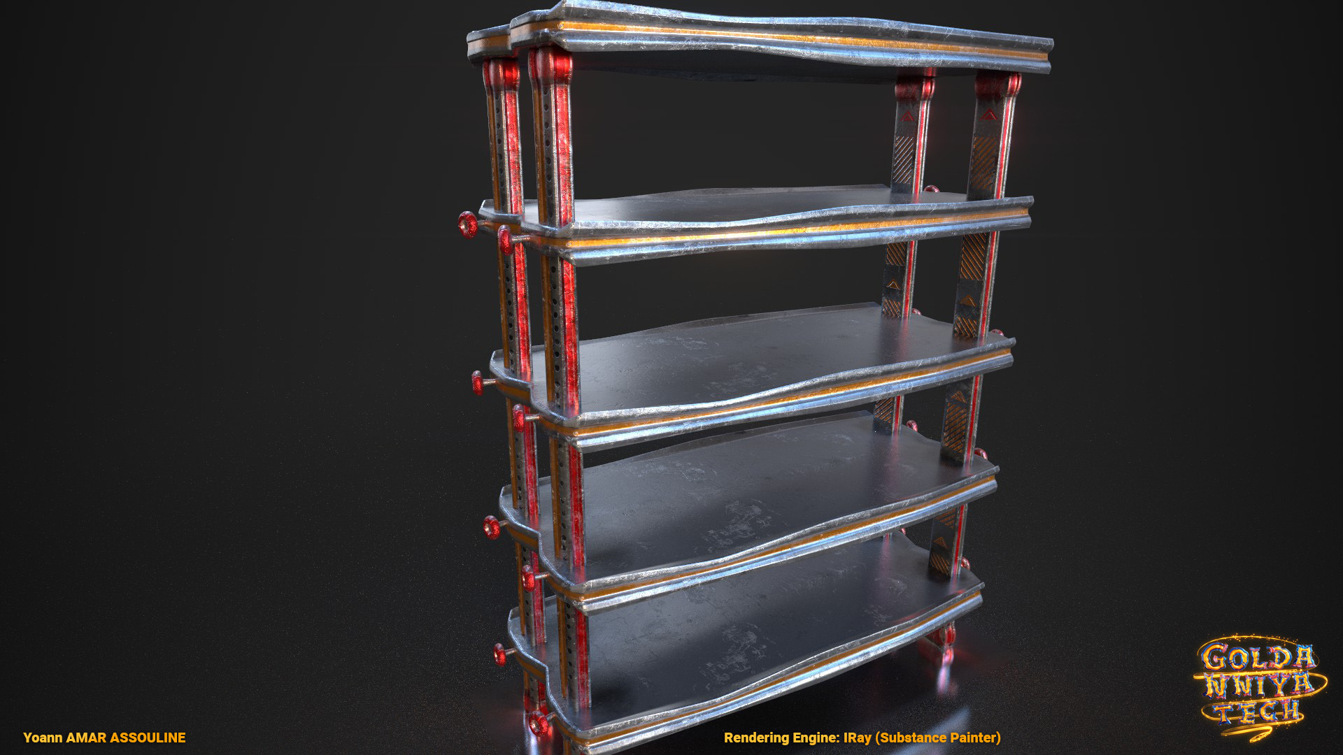 Metallik Shelf Render