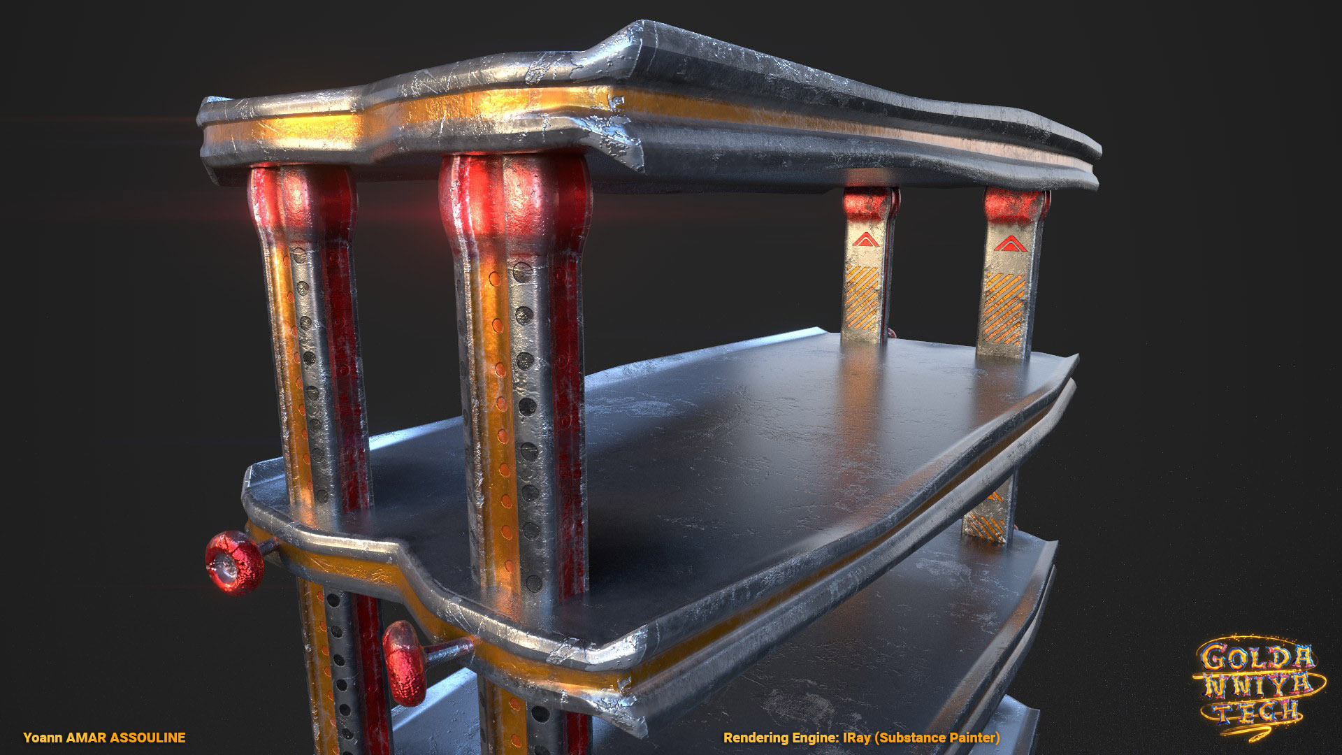 Metallik Shelf Render