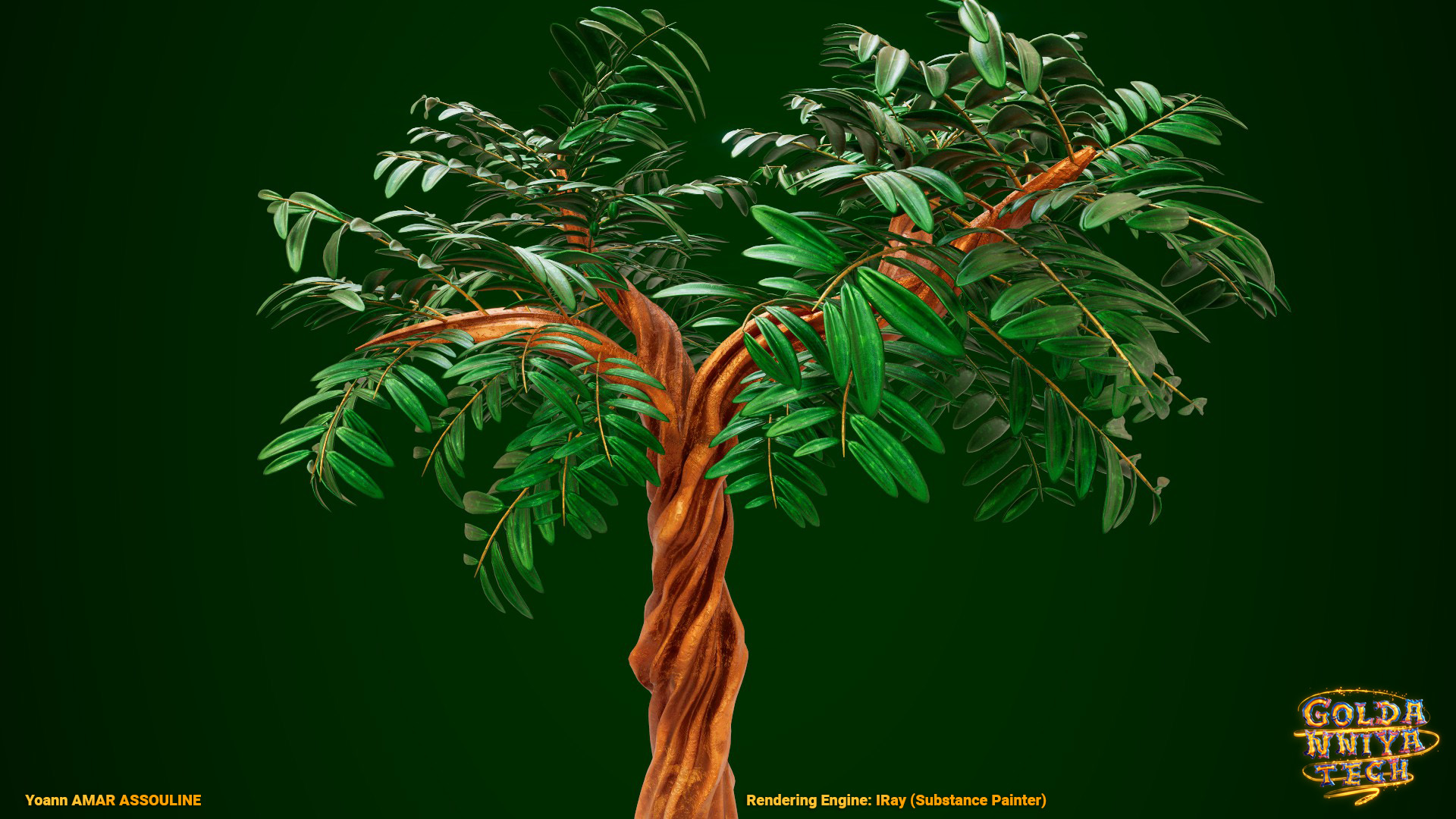 Olive Tree Render