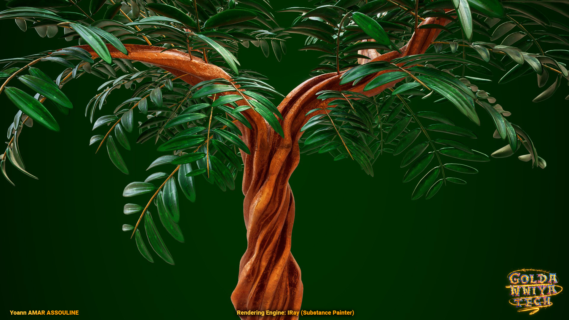 Olive Tree Render
