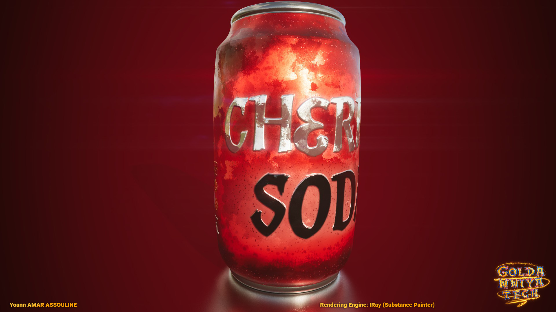 Soda Cherry Render