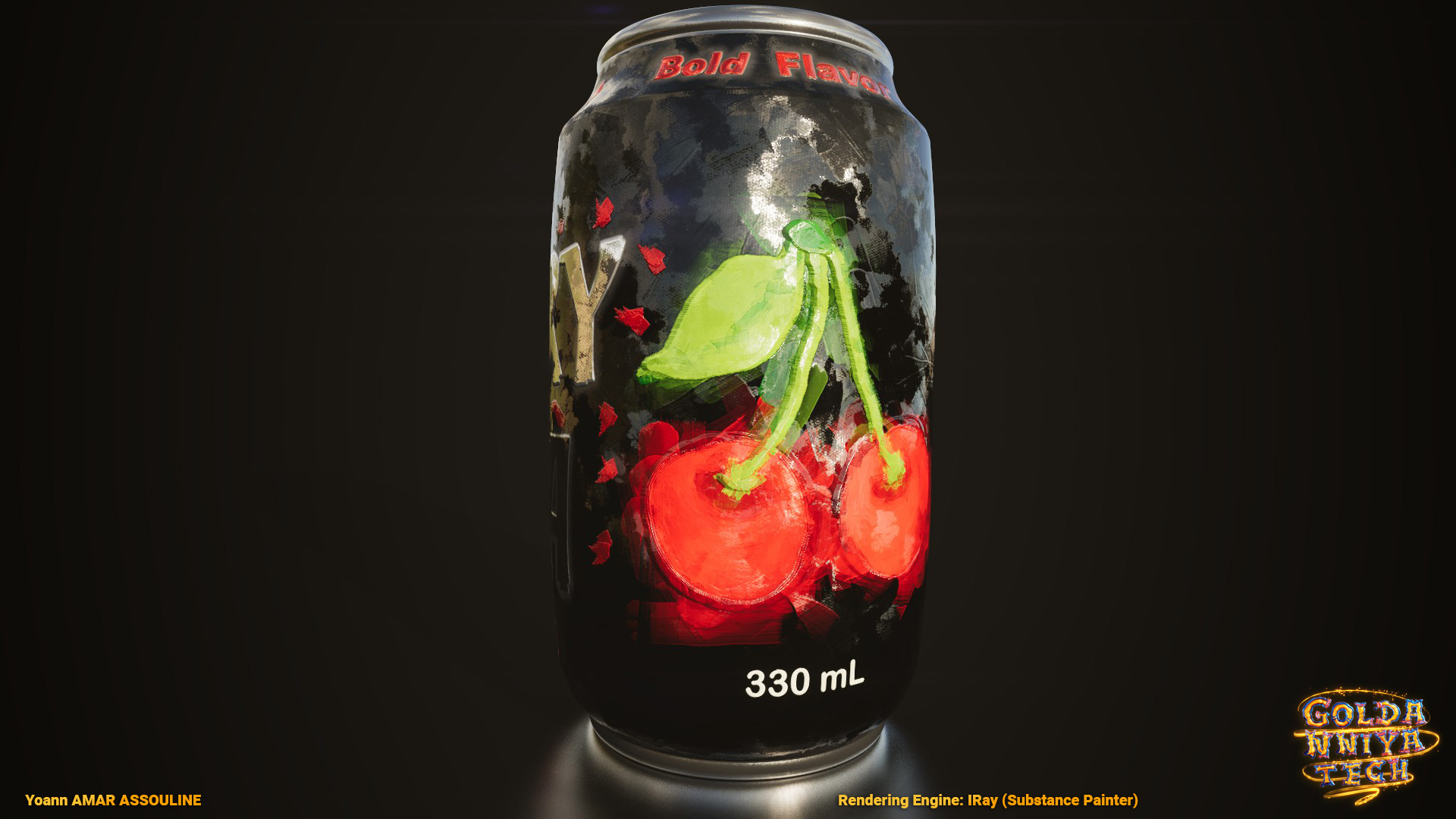 Soda Cherry XL Render