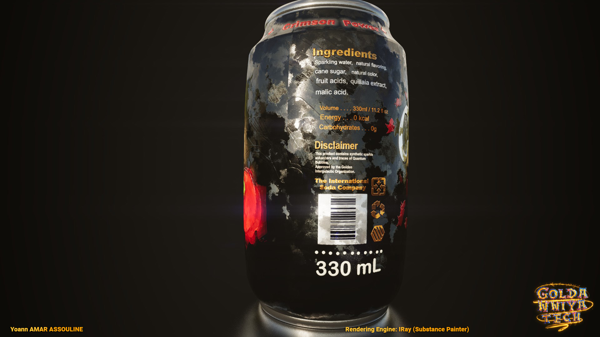 Soda Cherry XL Render