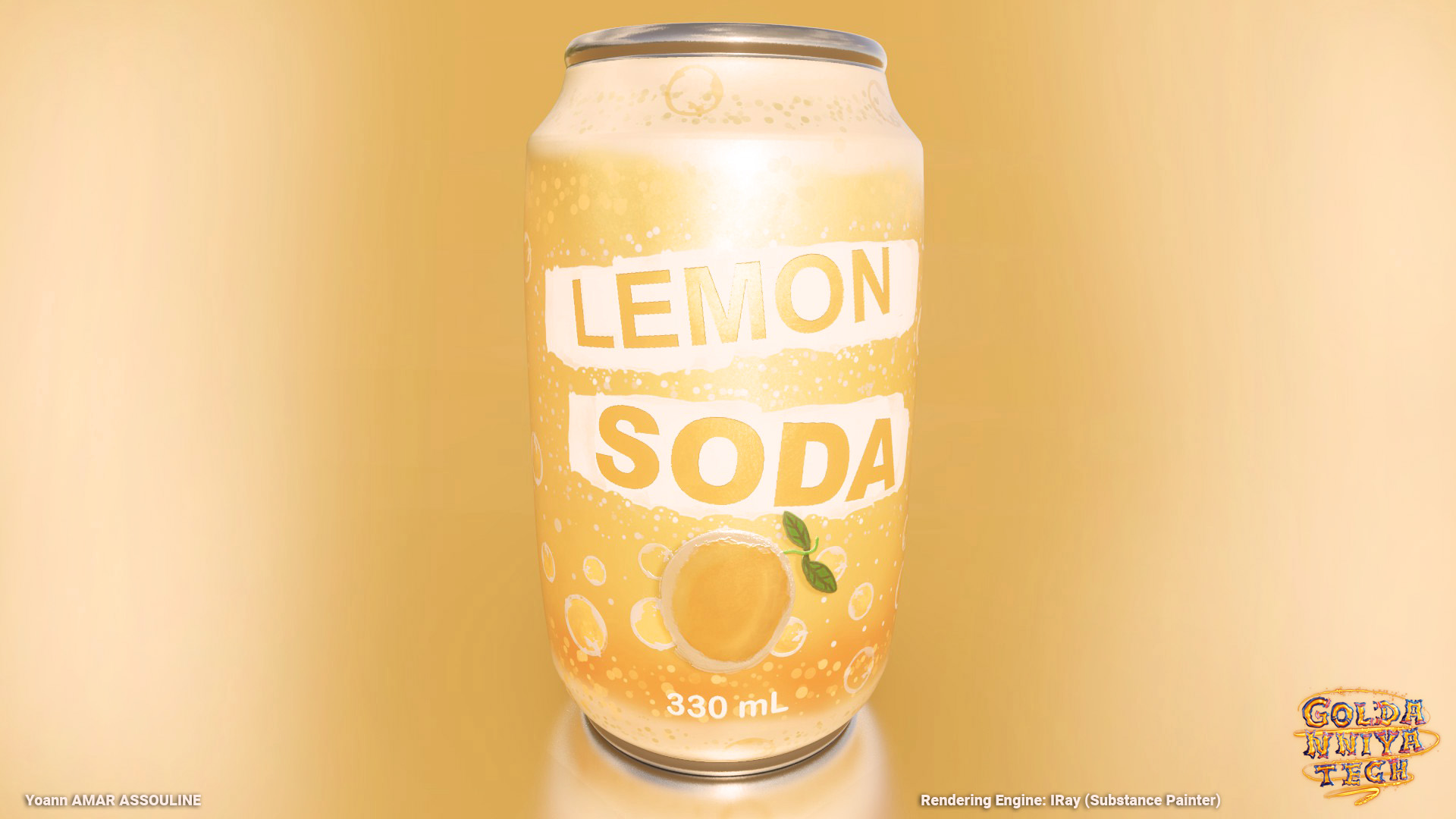 Soda Lemon Render