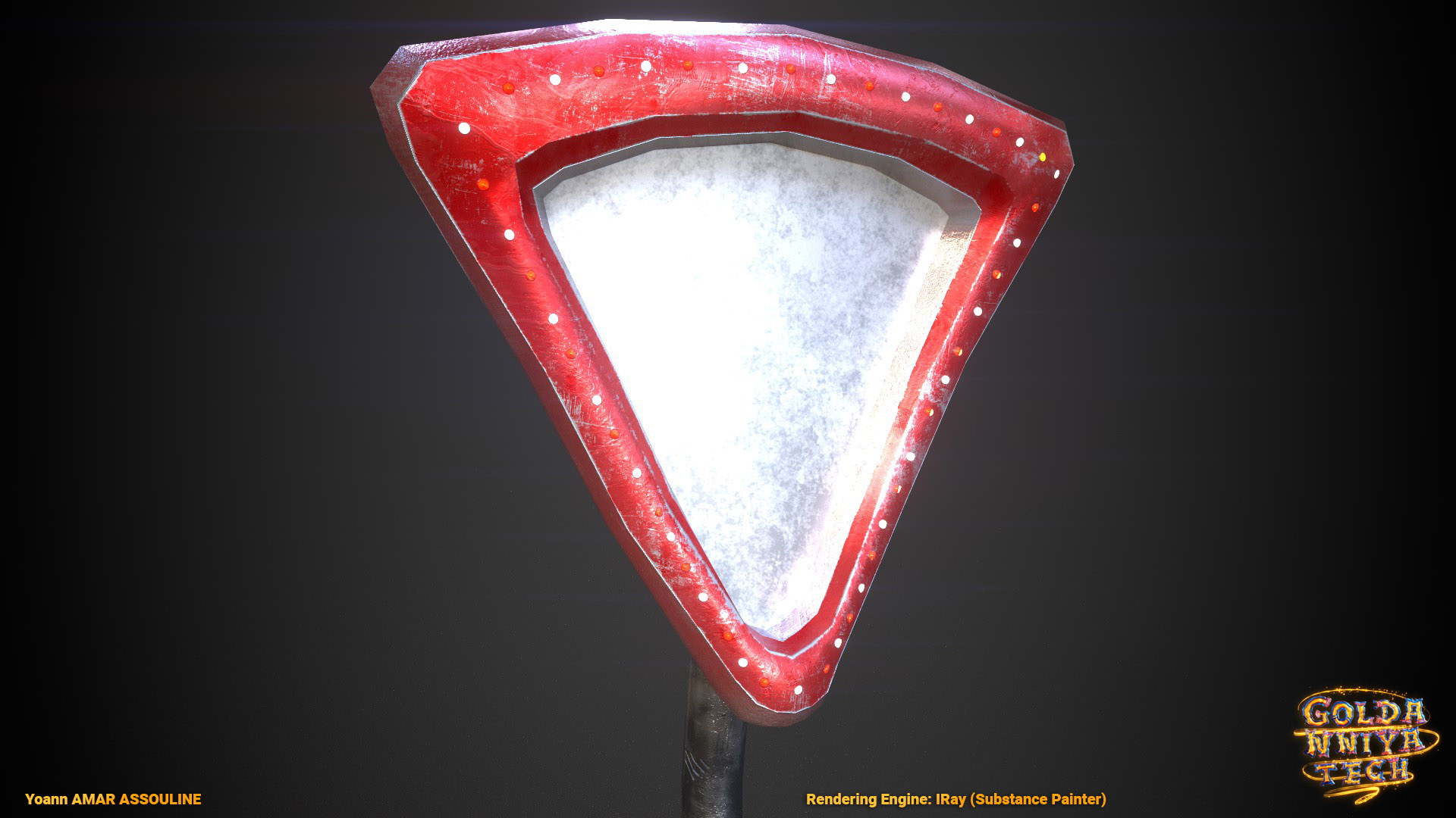 Yield Sign Render